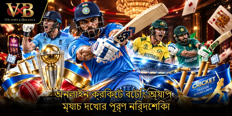 অনলাইন ক্রিকেট বেটিং অ্যাপ - ম্যাচ দেখার পূর্ণ নির্দেশিকা