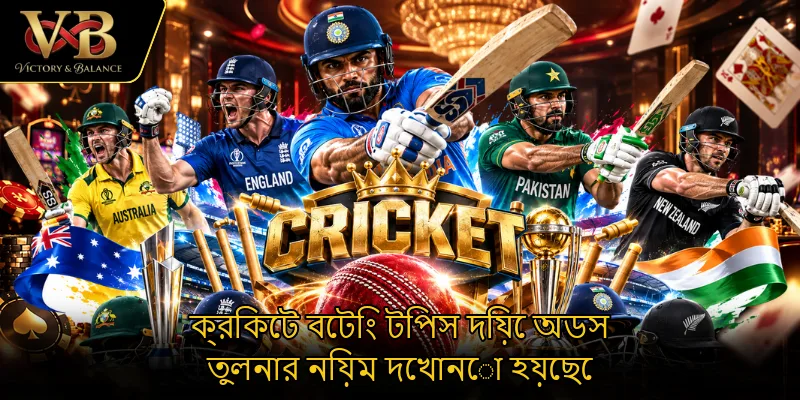 ক্রিকেট বেটিং টিপস দিয়ে অডস তুলনার নিয়ম দেখানো হয়েছে